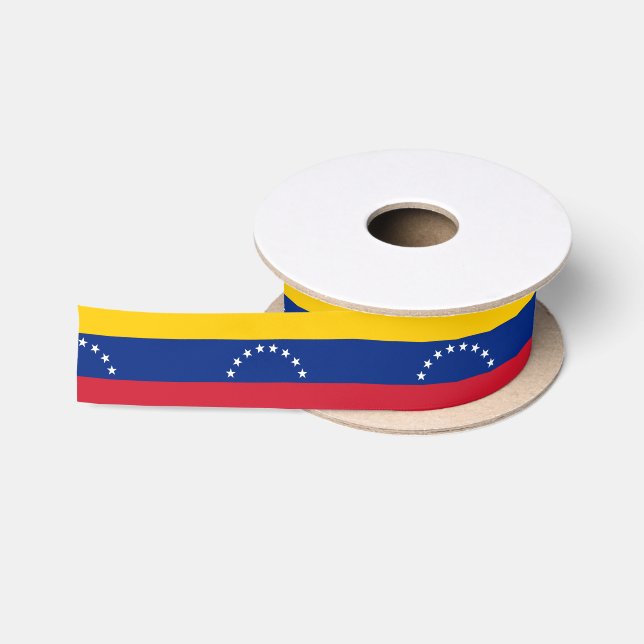 Fahne Venezuela Satinband (Spule)