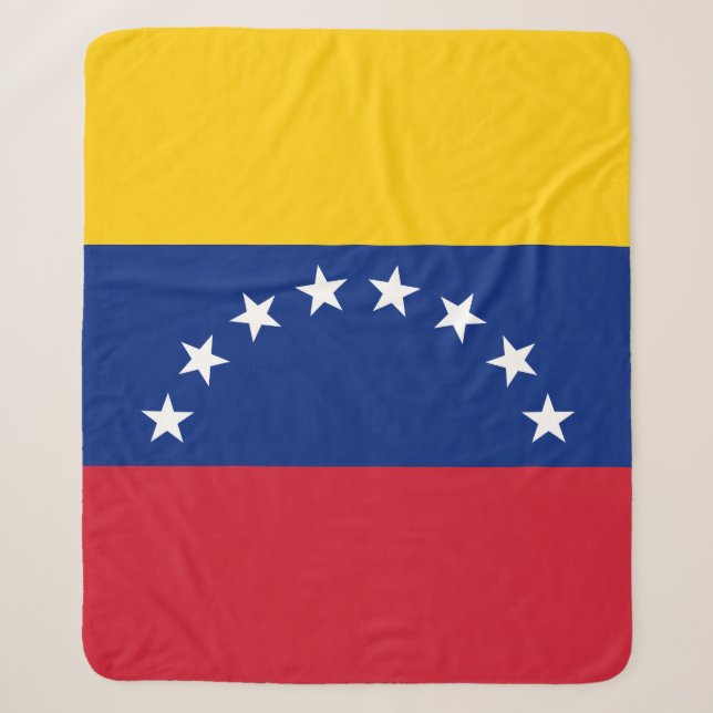 Fahne Venezuela Sherpadecke (Vorderseite)