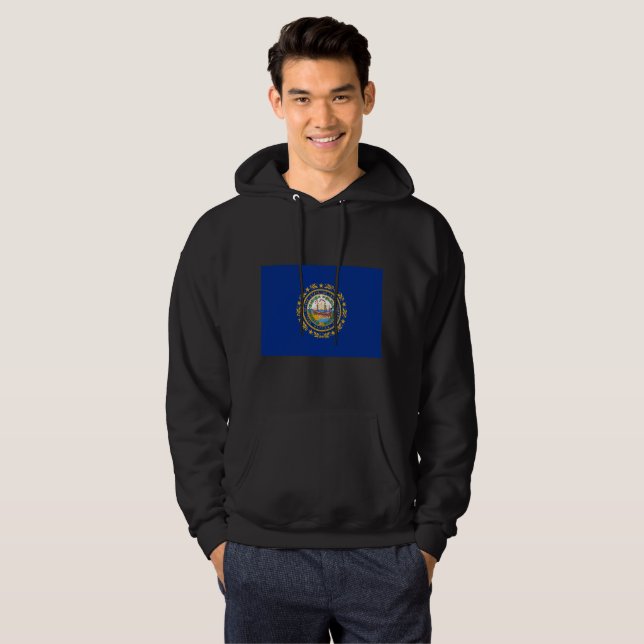 Fahne von New Hampshire Hoodie (Vorne ganz)