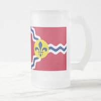 Fahne von St. Louis, Missouri, Tasse für Mattierte