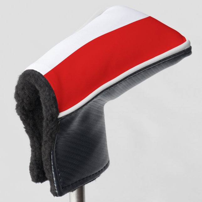 Fahne von Thüringen Golf Kopfbedeckung Headcover (3/4 Vorderseite)
