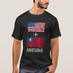 Fahnen aus den Phantastischen USA und Taiwan T-Shirt