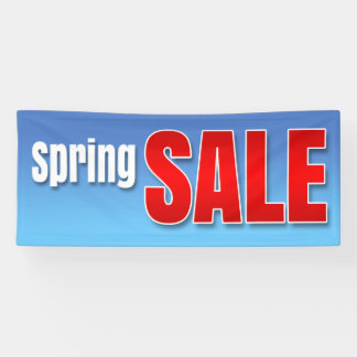 FAHNEN-FRÜHLINGS-VERKAUF - 2,5' x6 Banner