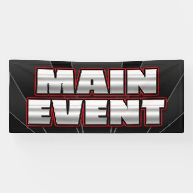 FAHNEN-MAIN EREIGNIS - 2,5' x6 Banner (Horizontal)