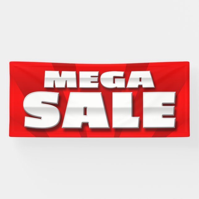 FAHNEN-MEGA- VERKAUF - 2,5' x6 Banner (Horizontal)