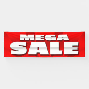 FAHNEN-MEGA- VERKAUF - 2,5' x8 Banner