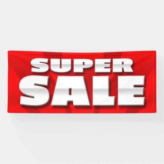FAHNEN-SUPERverkauf - 2,5' x6 Banner (Horizontal)
