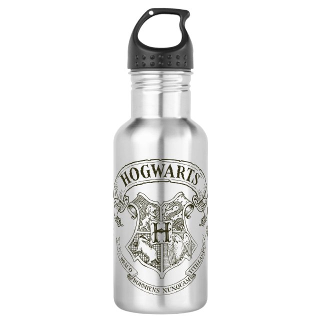 Fahnen-Wappen Harry Potter | Hogwarts Trinkflasche (Vorderseite)