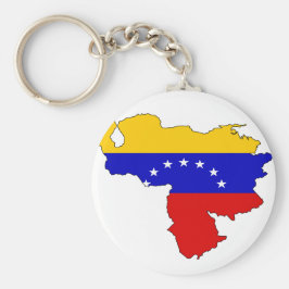 Fahnenkarte Venezuela Schlüsselanhänger