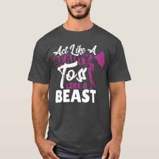 Fahnenmädchen der Colour Guard Marching Band Color T-Shirt