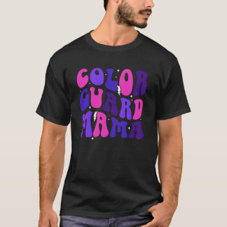 Fahnenmutter Groovy Guard Mutter eines Farbwächter T-Shirt