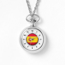 Fahnenwraparound Silver Watch für Frauen in Spanie Armbanduhr