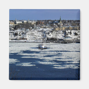 Fähre am Saint Lawrence River, Quebec Magnet