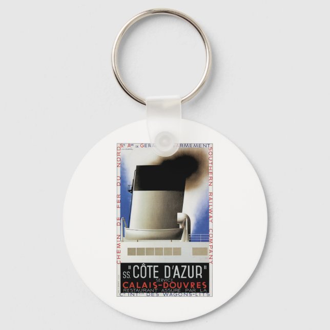 Fähre Cote D'Azur Schlüsselanhänger (Vorderseite)