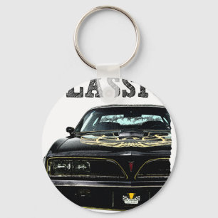 fahre den klassischen Pontiac Firebird Schlüsselanhänger