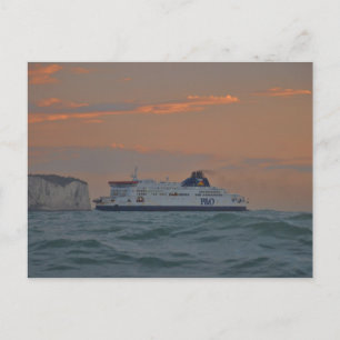 Fähre in Dover Postkarte