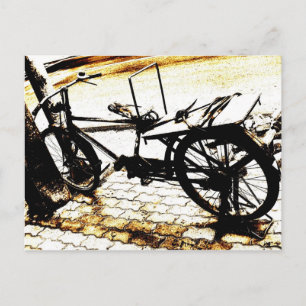 Fahre mein Fahrrad - vintage Postkarte