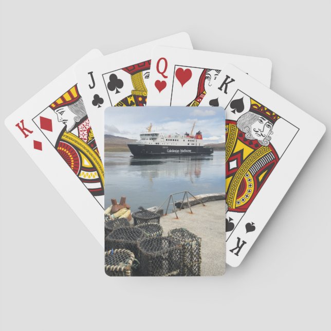 Fähre nach Islay in Schottland Spielkarten (Rückseite)