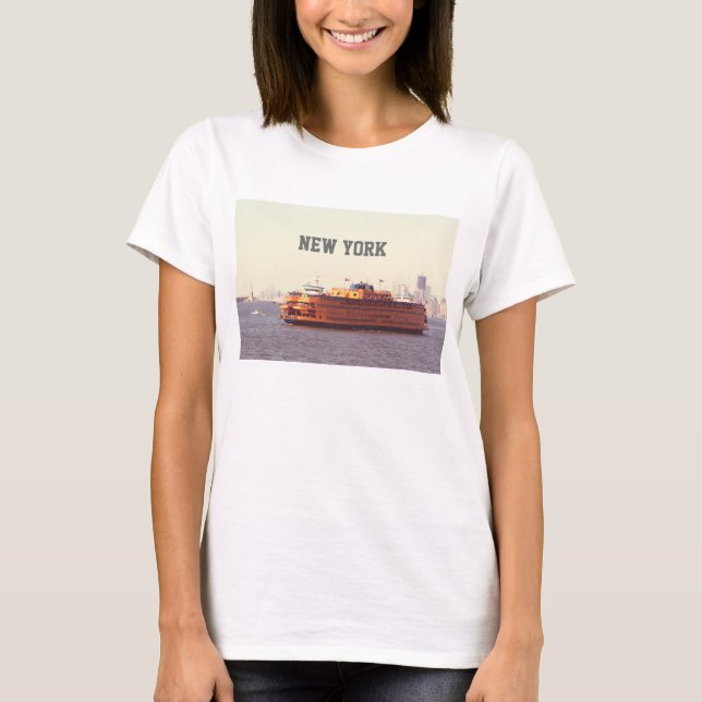 Fähre Staten Island, New York T-Shirt (Vorderseite)