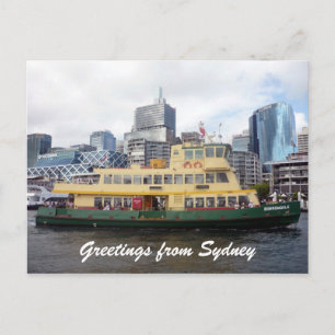 Fähre Sydney Postkarte