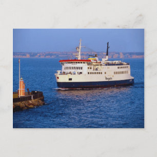 Fähre zwischen Schweden und Dänemark, Helsingborg Postkarte