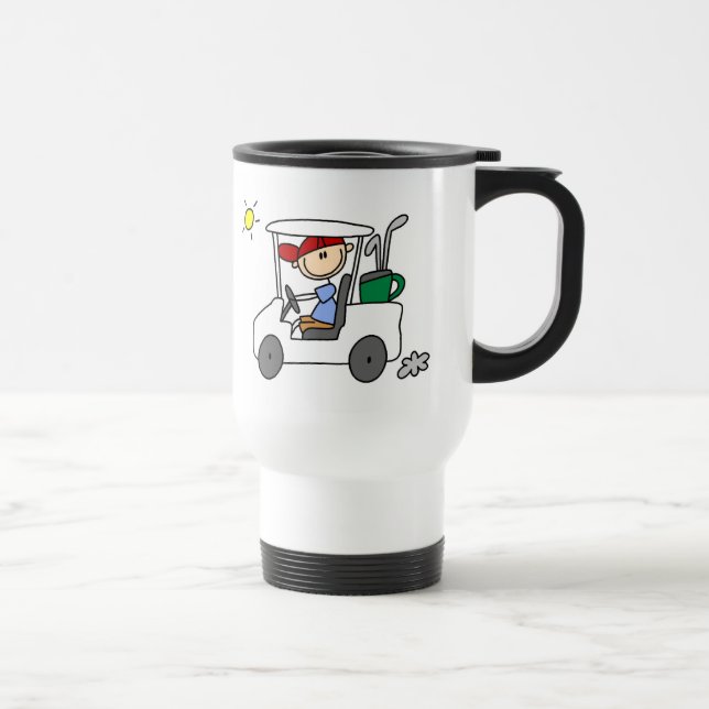 Fahren der Golf-Wagen-Tasse Reisebecher (Rechts)