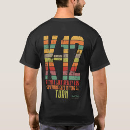Fahren die K-12 Ski, doppeltes mit Seiten versehen T-Shirt