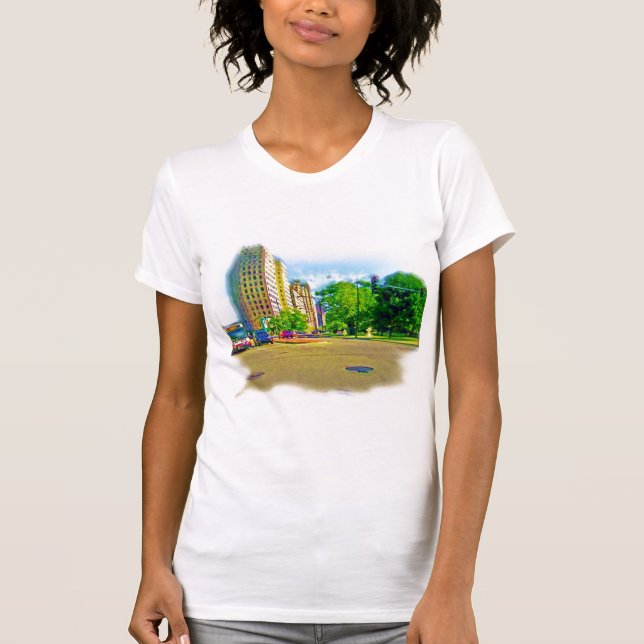 Fahren durch die Lincoln Avenue T-Shirt (Vorderseite)