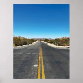 "Fahren durch Joshua Tree." Poster