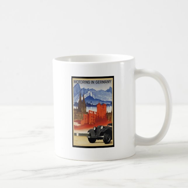Fahren in Deutschland Kaffeetasse (Rechts)