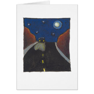 Fahren Kunst-Landschaftszeichnen des Nachtspaßes