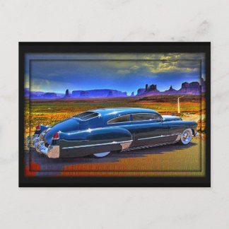 Fahren mit einem bemalten Himmel Postkarte
