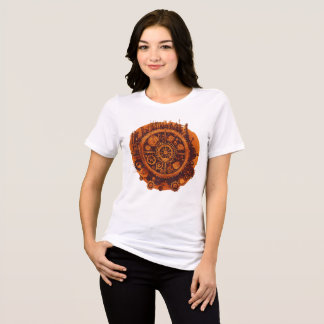 "Fahren nach vorn: Rustikales Rad des Fortschritts Tri-Blend Shirt
