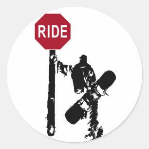 Fahren? Runder Aufkleber