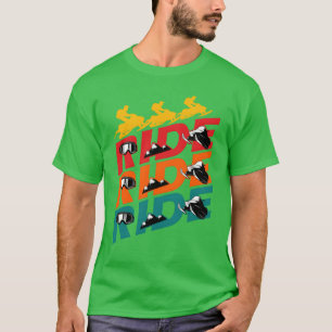 Fahren Schneemobil Schneemobilfahren Wintersport M T-Shirt