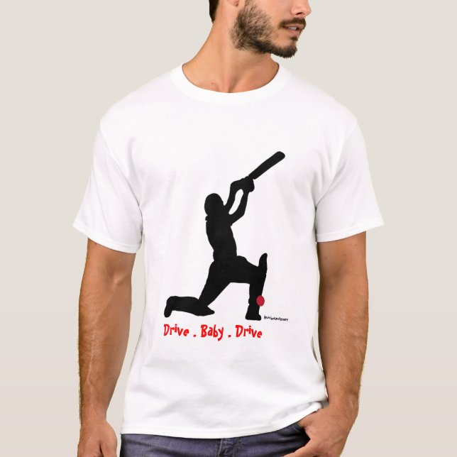 Fahren Sie Baby-Antriebskrickett-shirt T-Shirt (Vorderseite)