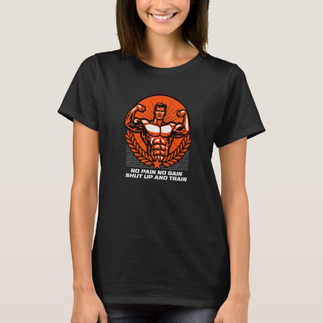 Fahren Sie ein und trainieren Sie die lustigen Wor T-Shirt (Vorderseite)