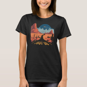 Fahren Sie einfach auf Erlebniswanderung Wüstenrei T-Shirt
