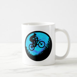 Fahren Sie in Bahn rad Kaffeetasse