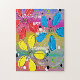 Fahren Sie in Ihrem Glauben fort