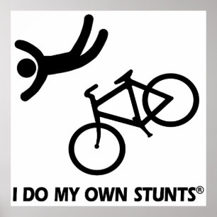 Fahren Sie meine eigenen Bremsungen rad Poster
