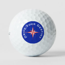 Fahren Sie mit dem benutzerdefinierten Text-Golf-B Golfball