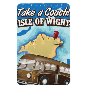 Fahren Sie mit dem Coach zur Isle of Wight Magnet