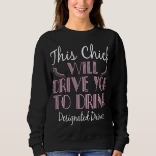 Fahren Sie mit dem festgelegten Treiber zum Trinke Sweatshirt