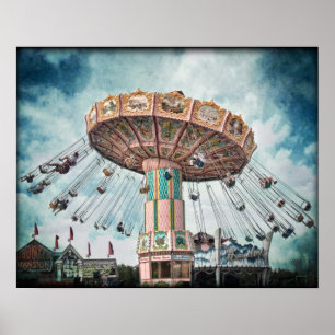 Fahren Sie mit dem Sky Poster