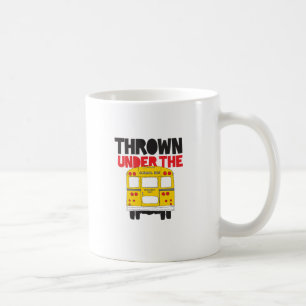 Fahren Sie unter den gelben Bus der Busschule Kaffeetasse