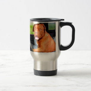 Fahren Sie zur Liebefriedensfreude dog Dogue de Reisebecher