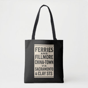 Fähren und Fillmore Tote Bag Tasche