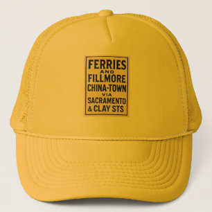 Fähren und Fillmore Trucker Hat Truckerkappe