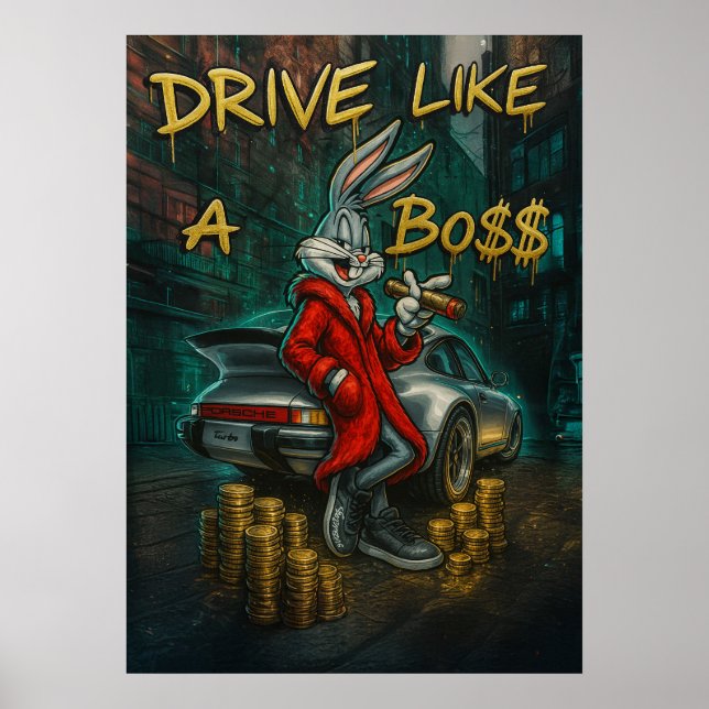 Fahren wie ein Chef Poster (Vorne)
